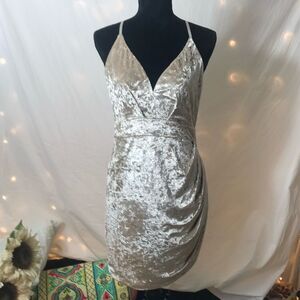 Velvet Boutique Dress - Gold Crushed